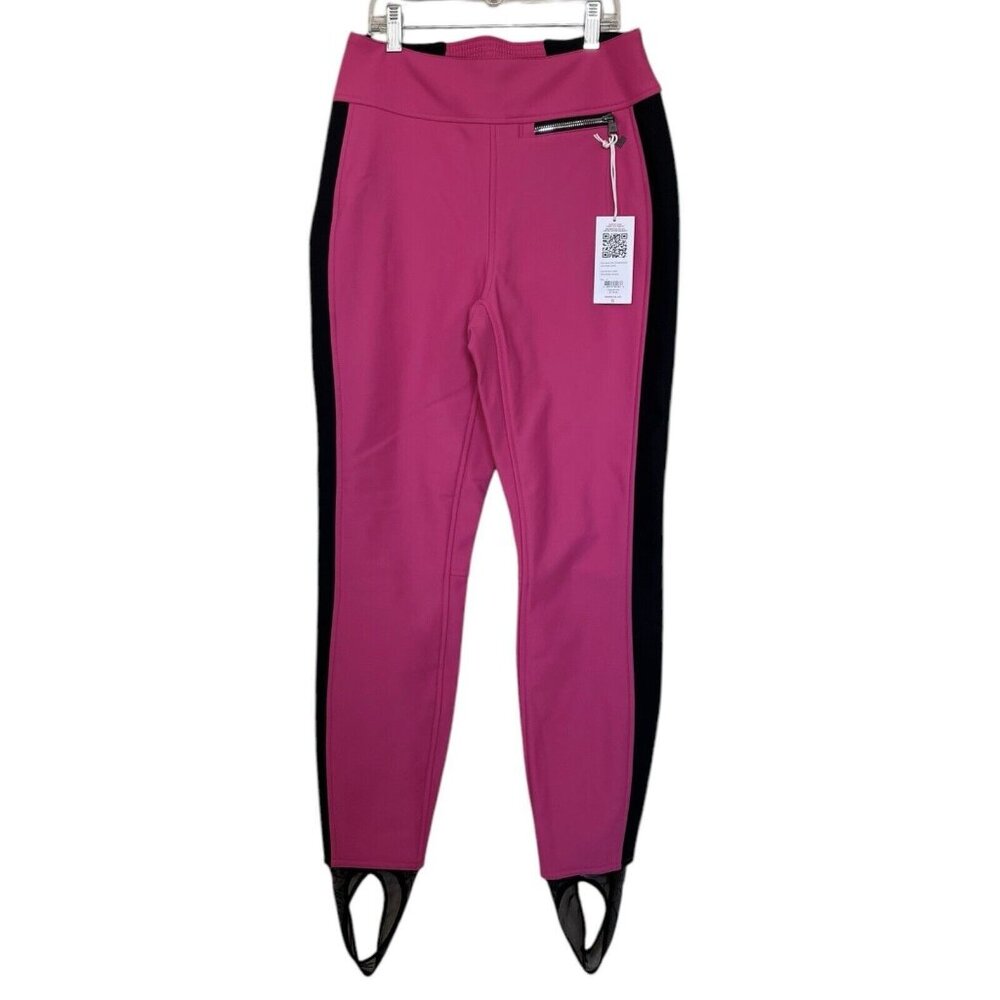 Obermeyer Womens Softshell Ski Snowboard Pants Hot Pink Stirrups Size 8 $149